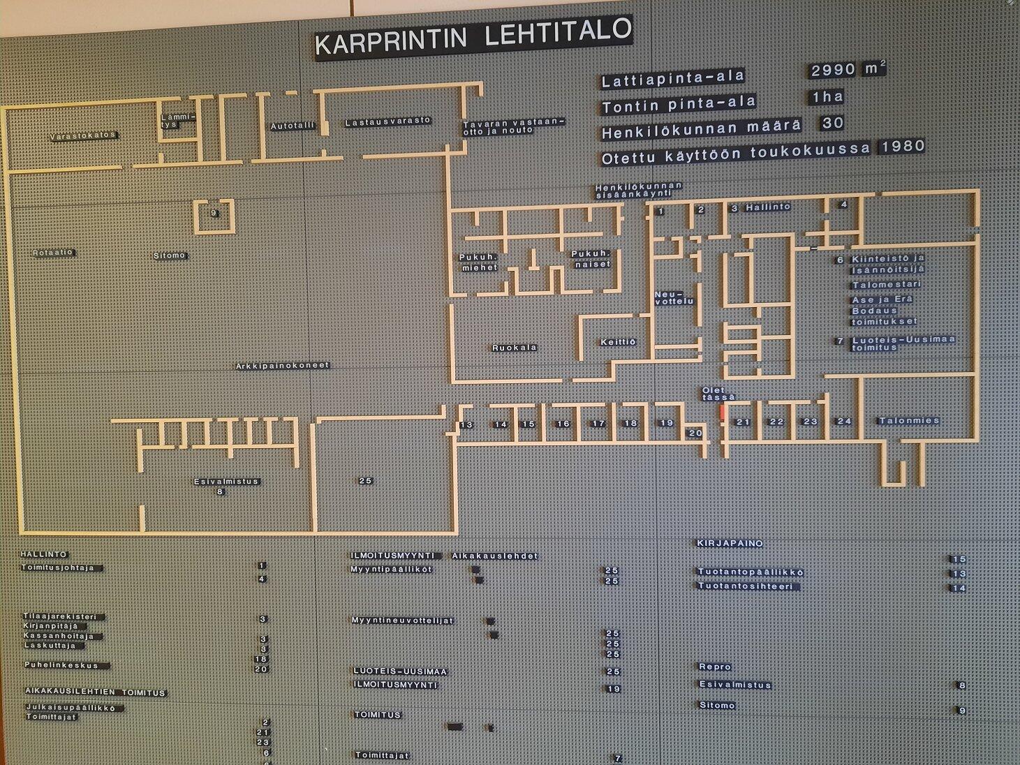 Kuva toimitilasta